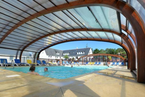 Carnac - Mobil Home - 5 Pers - 2 Ch - Camping Moulin De Kermaux 4* - Piscine Esterno foto